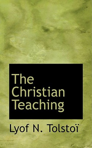 Boek Christian Teaching Count Leo Nikolayevich Tolstoy