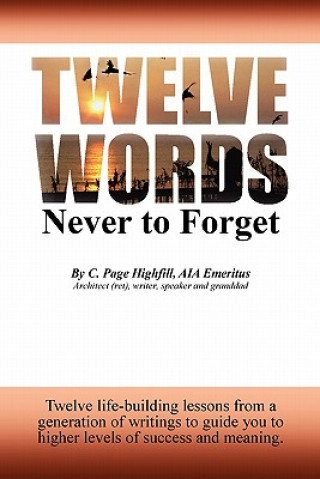 Knjiga Twelve Words Never to Forget Page Highfill