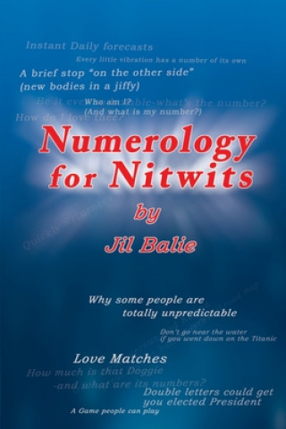 Könyv Numerology for Nitwits Jil Balie