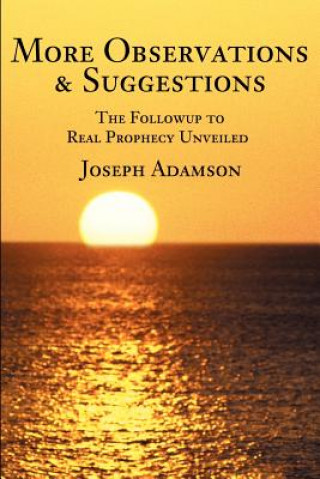 Knjiga More Observations & Suggestions Joseph J Adamson