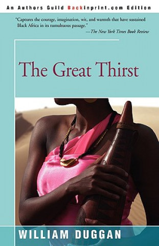 Kniha Great Thirst William R Duggan