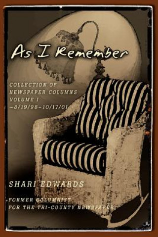 Knjiga As I Remember Shari Edwards