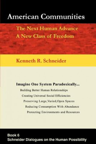 Könyv American Communities Kenneth R Schneider