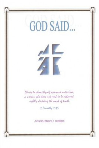 Книга God Said Edward J McBride