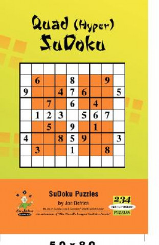 Knjiga Quad (Hyper) Sudoku Joe J Defries