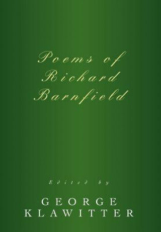 Knjiga Poems of Richard Barnfield George Klawitter