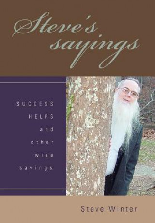 Livre Steve's sayings Steve Winter