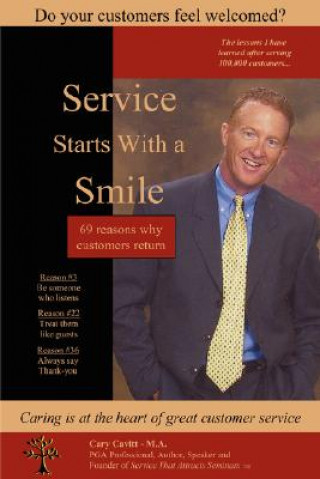 Kniha Service Starts with a Smile Cary Cavitt