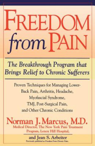 Kniha Freedom from Pain Jean S Arbeiter