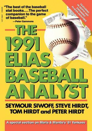 Kniha Elias Baseball Analyst, 1991 Tom Hirdt