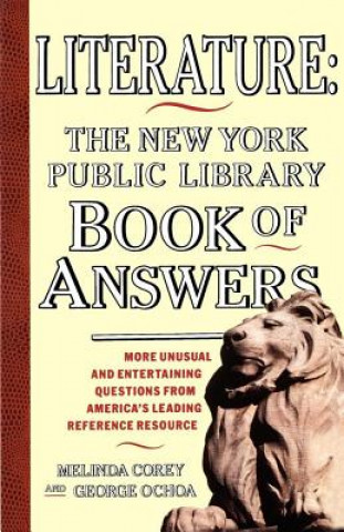 Carte Literature: New York Public Library Book of Answers George Ochoa