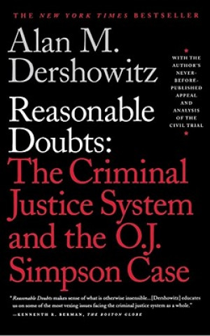 Könyv Reasonable Doubts Alan M. Dershowitz