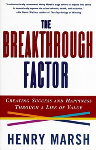 Libro Breakthrough Factor Henry Marsh