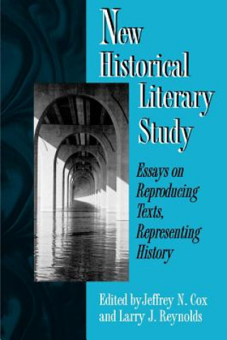 Könyv New Historical Literary Study Jeffrey N. Cox