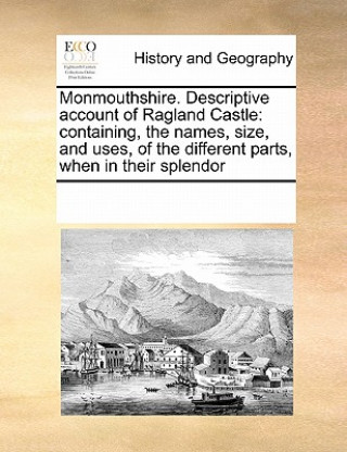 Carte Monmouthshire. Descriptive account of Ragland Castle Multiple Contributors
