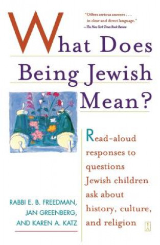 Kniha What Does Being Jewish Mean Katz