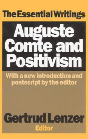 Buch Auguste Comte and Positivism Gertrud Lenzer