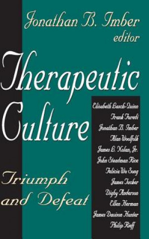 Livre Therapeutic Culture Jonathan B. Imber