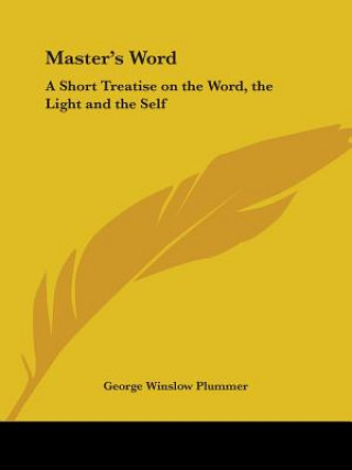 Buch Master's Word George Winslow Plummer