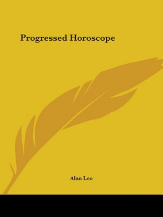 Carte Progressed Horoscope (1923) Alan Leo