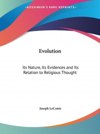Boek Evolution Joseph LeConte