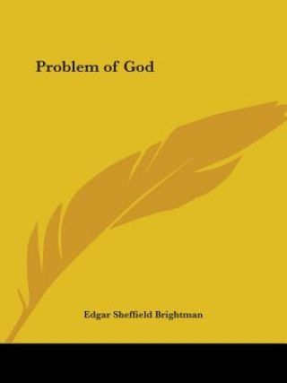 Kniha Problem of God (1930) Edgar Sheffield Brightman