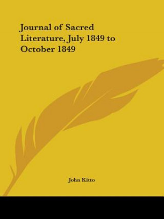 Kniha Journal of Sacred Literature (July 1849-October 1849) 