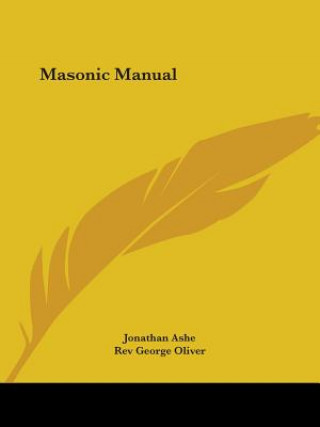 Carte Masonic Manual (1843) Jonathan Ashe