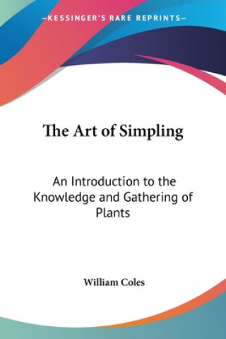 Carte Art of Simpling William Coles