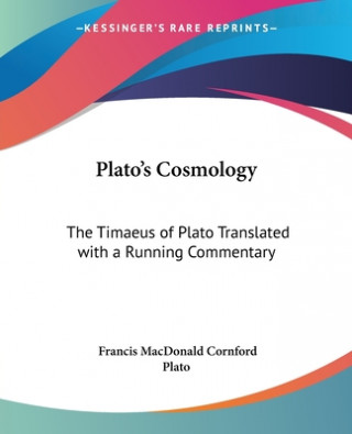 Βιβλίο Plato's Cosmology Francis MacDonald Cornford