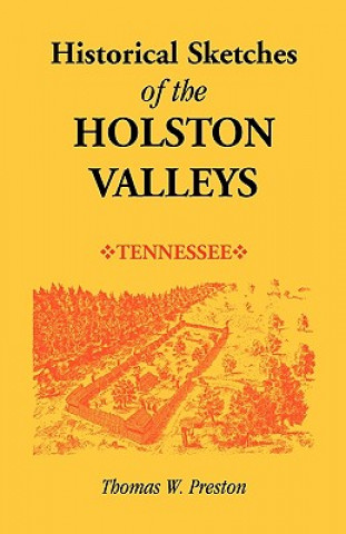 Book Historical Sketches of the Holston Valleys, Tennessee Thomas W Preston