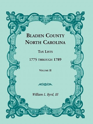 Libro Bladen County, North Carolina, Tax Lists Byrd