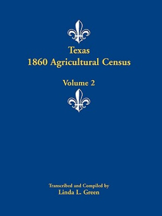 Carte Texas 1860 Agricultural Census Linda L Green