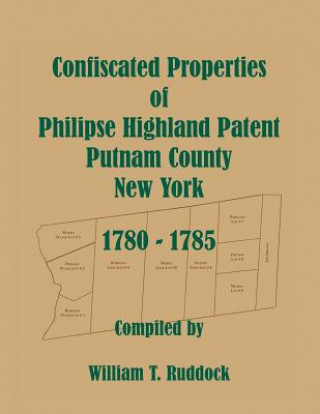 Carte Confiscated Properties of Philipse Highland Patent, Putnam County, New York, 1780-1785 William T Ruddock