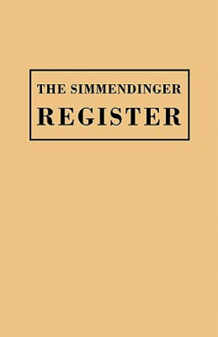 Kniha Index to American Genealogies and to Genealogical Material Contained in All Such Works as Towns Histories, County Histories Ulrich Simmendinger