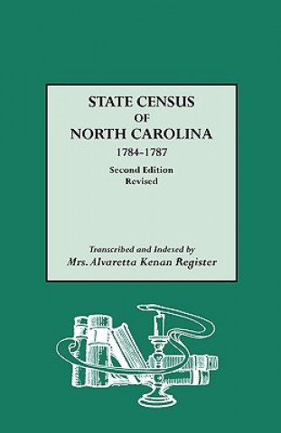 Carte State Census of North Carolina, 1784-1787 North Carolina