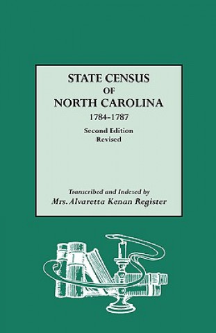 Kniha State Census of North Carolina, 1784-1787 North Carolina