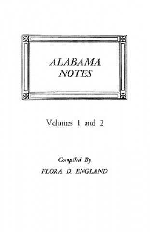 Libro Alabama Notes Flora D England