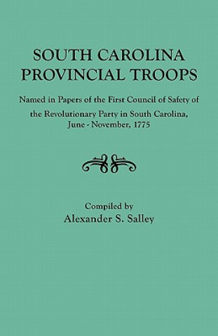 Könyv South Carolina Provincial Troops South Carolina