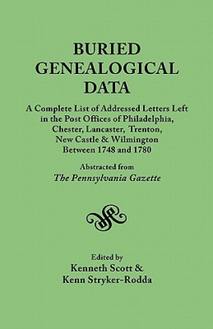 Kniha Buried Genealogical Data Scott