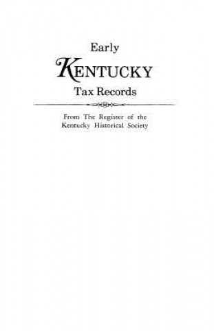 Carte Early Kentucky Tax Records Kentucky Historical Society