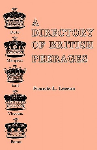 Kniha Directory of British Peerages Leeson