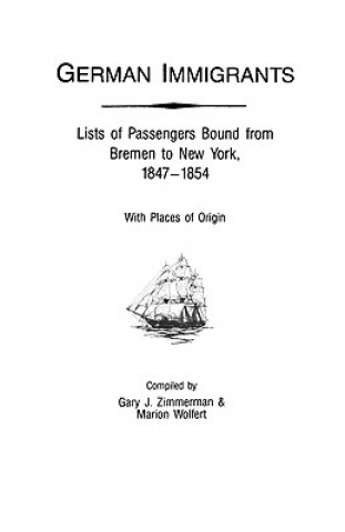 Książka German Immigrants R.D. Zimmerman