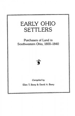 Könyv Early Ohio Settlers Berry