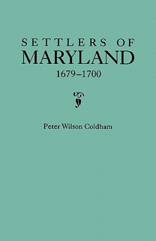 Carte Settlers of Maryland Peter Wilson Coldham