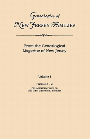 Carte Genealogies of New Jersey Families New Jersey