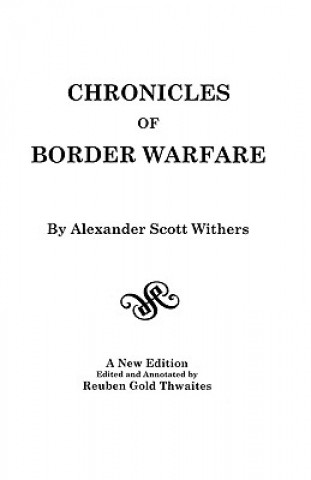 Kniha Chronicles of Border Warfare Withers