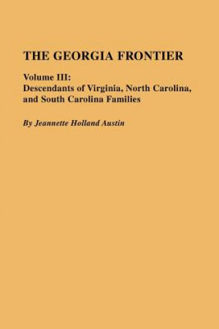 Βιβλίο Georgia Frontier Jeannette Holland Austin