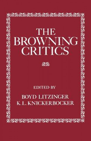 Książka Browning Critics Boyd Litzinger