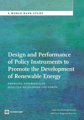 Kniha Design and Performance of Policy Instruments to Promote the Development of Renewable Energy Luiz Augusto Barroso